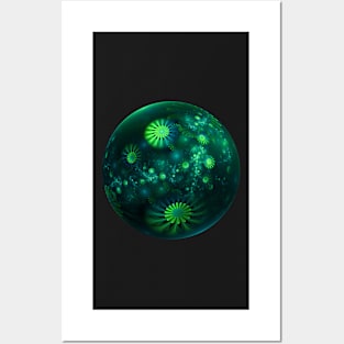 Green world Posters and Art